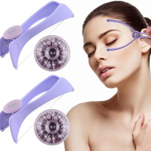 Cordless Facial Threading Hair Remover – Ancient Hair Removal Device for Women with Face Massager | Painless & Precise Depilation