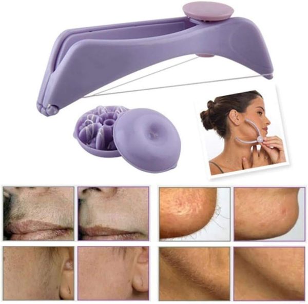 Cordless Facial Threading Hair Remover – Ancient Hair Removal Device for Women with Face Massager | Painless & Precise Depilation - Image 6