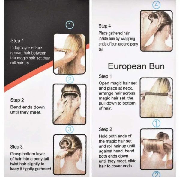 Magic Donut Hair Bun Maker – DIY Foam Styling Disk for Perfect French Twist & Curler Buns - Image 3