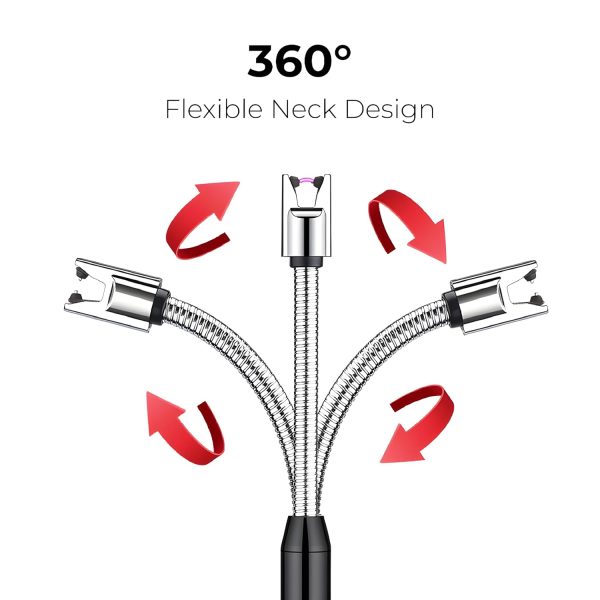 Electric USB Rechargeable Gas Lighter – Windproof, Long Flexible Neck | Ideal for Kitchen, BBQ, Grill & Camping - Image 5