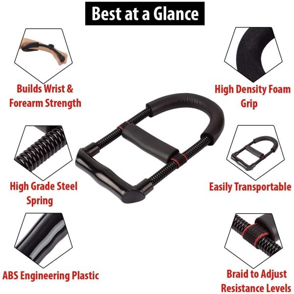 Adjustable Wrist & Forearm Strengthener – Grip Trainer for Enhanced Hand Power & Muscle Control - Image 2
