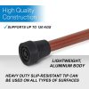 Classic black walking stick with curved T-handle