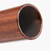 Intelligent wooden walking stick with built-in LED lamp for elderly