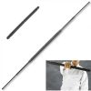 Compact self-defense stick in collapsed form, lightweight and portable for everyday carry (EDC)