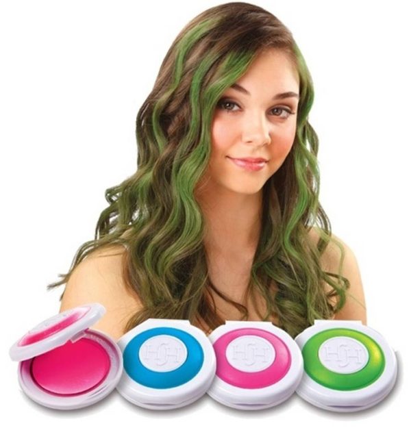 4-Color Temporary Hair Dye Chalk – Washable, Instant Color for Girls, Boys & Women – Fun & Easy Gift Set - Image 7