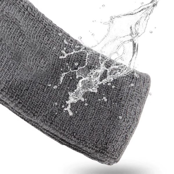 Moisture-wicking headband for men in gym setting