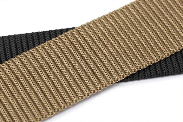 Combat-Ready Military Pistol Belt – Rugged Nylon Web Design (Khaki) - Image 5