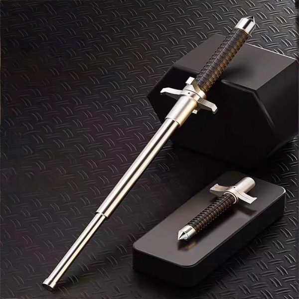 Black tactical baton designed for maximum protection and durability