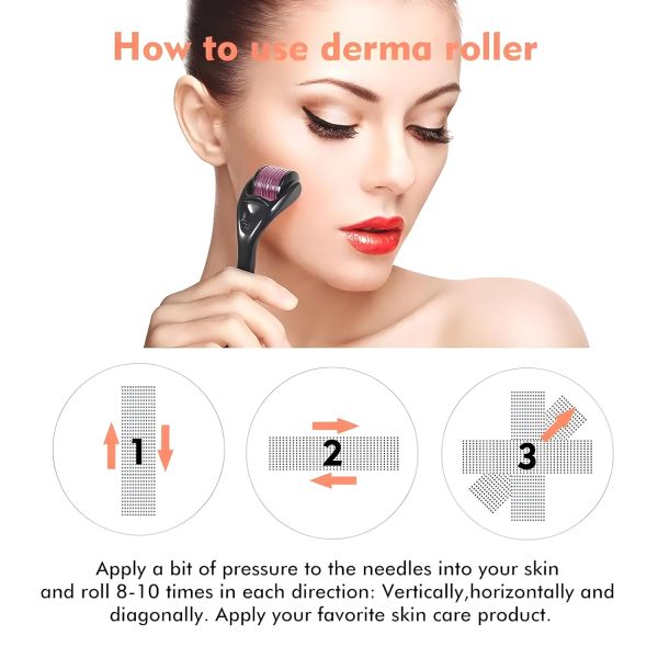 Derma Roller 1mm – 540 Titanium Micro-Needles for Skin Therapy, Acne Scars, Wrinkles, Stretch Marks & Pores - Image 8