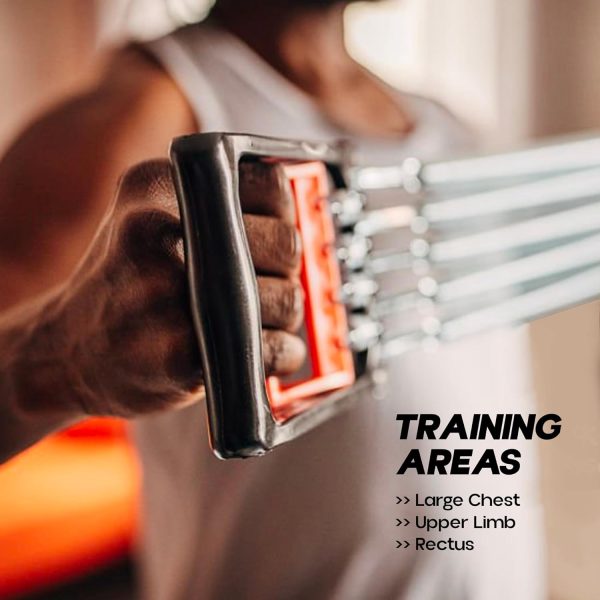 Adjustable 5-Spring Steel Chest Expander | Multi-Functional Home & Gym Fitness Resistance Trainer - Image 6