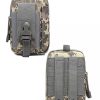 Compact EDC pouch with dual zippers