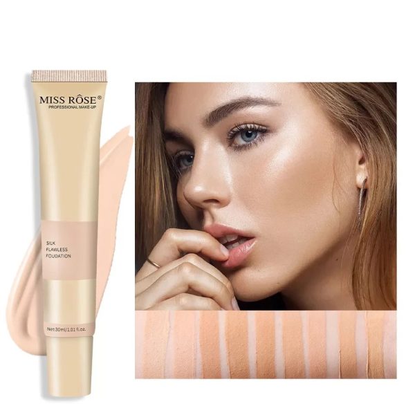 Miss Rose Liquid Silk Flawless Foundation – Tube - Image 4