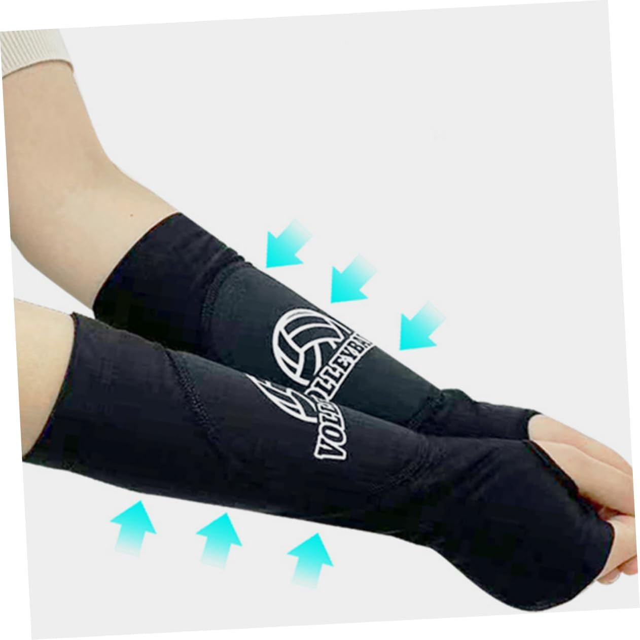 1 Pair Volleyball Wrist Guards - Protective Arm Sleeves & Wrist Support Brace for Volleyball - Image 5