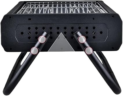 Portable charcoal grill for outdoor cooking and barbecues, compact folding design ideal for garden use, camping trips, and picnic grilling - Image 3