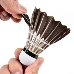 Professional Black Goose Feather Badminton Shuttlecock – Training & Practice Grade