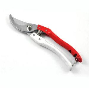 Heavy Duty Pruning Shears – Professional Garden Scissors & Hand Hedge Clippers, Carbon Steel Garden Tools for Trimming Grass & Branches, Red