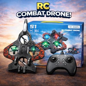 Combat Aircraft Drone – Remote Control Flying Jet Toy for Kids
